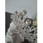 Красивая высокая корона, диадема для волос Swarovski + хрусталь