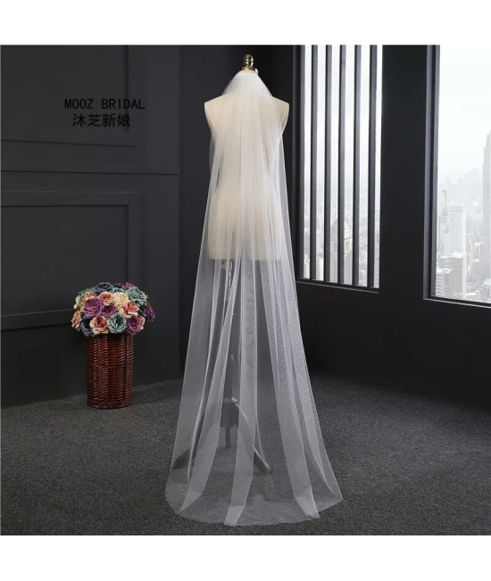 Фата длинная /veil wedding long на гребне