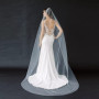 Фата длинная /veil wedding long на гребне 2.2 м со шлейфом