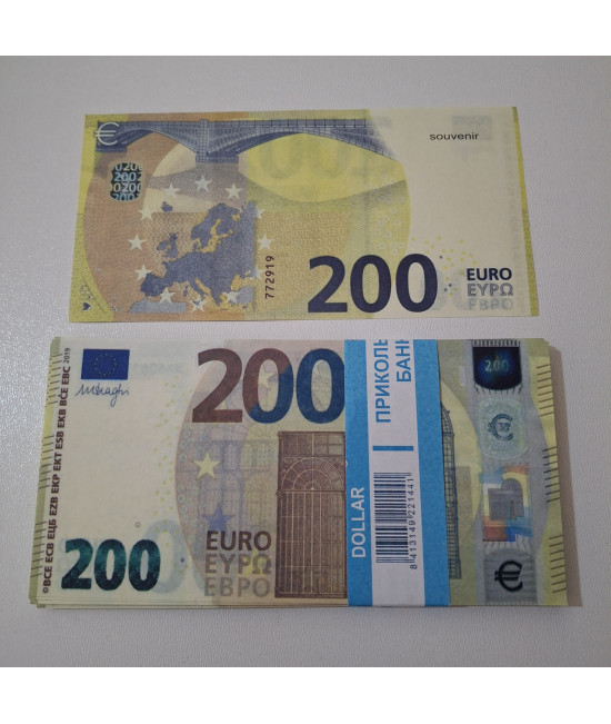 Сувенірні гроші 200 доларів. Пачка доларів 80 шт.