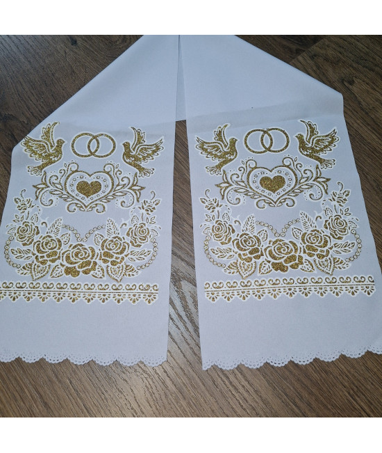 Рушник для ікон золотий, для благословення